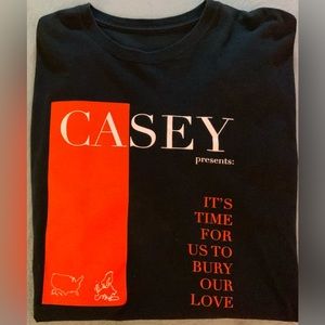 🚫SOLD🚫CASEY the band | The Final Tour Melodic Hardcore Band T-Shirt